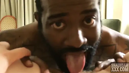 Interracial selfie sex