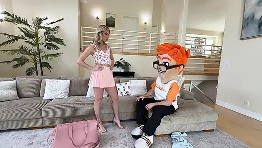 PornDudeCasting with Cheerleader Kait I Made This Blonde Pornstar Cum with My Big Dick Doggystyle