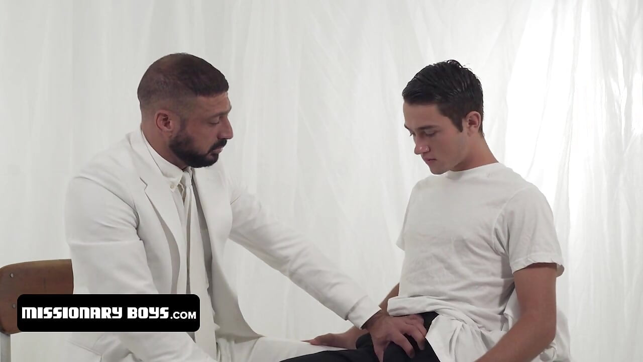 Horny missionary boy elder Anderson loves pounding bishop Napoli's tight asshole