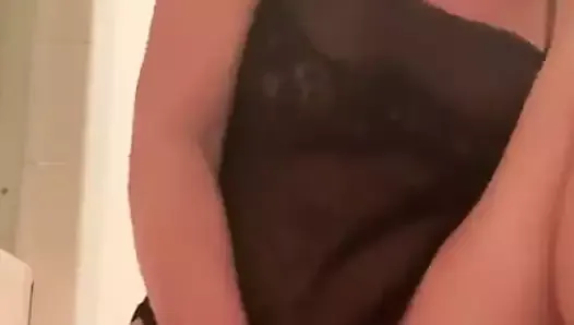One of my sexy step moms is playing with herself