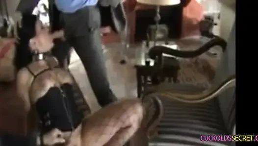 Aldatılanların sırları - kadın kılıklı kadın karısını üçlü grup sekste izliyor