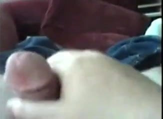 Jacking off with cumshot