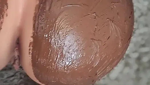 Hotwife neckt mit ostern mit schokolade