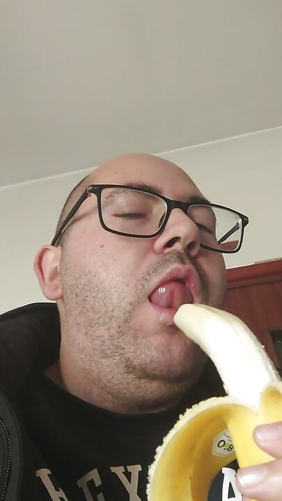 Mamada con plátano