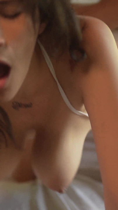 My Busty Stepsister Asks Me to Sleep with Her, and We Can't Sleep