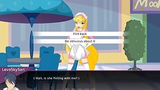 妖精フィクサー(JuiceShooters) - Winxパート3裸のシャワーでLoveSkySan69で