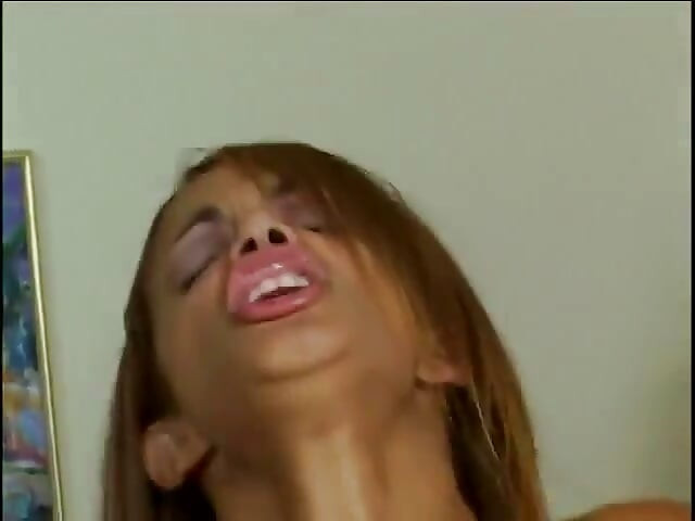 Blonde skinny latina got fucked in the bedroom