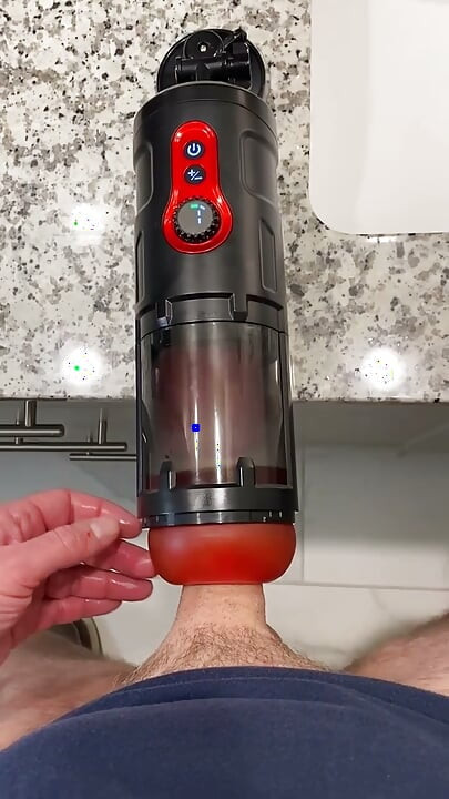 Red Spinning Toy Makes me Cum Twice!