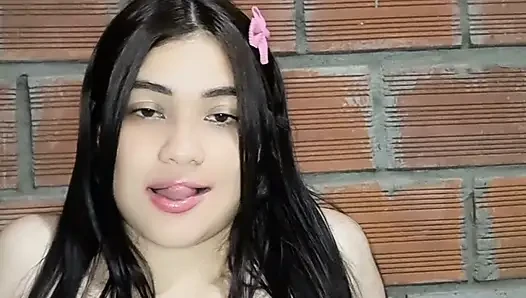 Face of an Indian girl while being fucked from behind