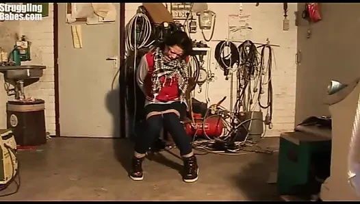 Steffi Chair-tied Ballgagged