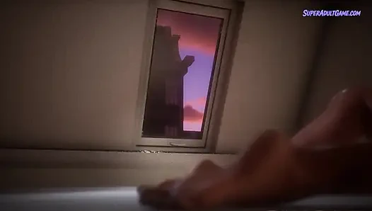 Alles, was er will, ist, seine stiefmutter mit riesigem arsch zu ficken - analsex (3D realistisch)