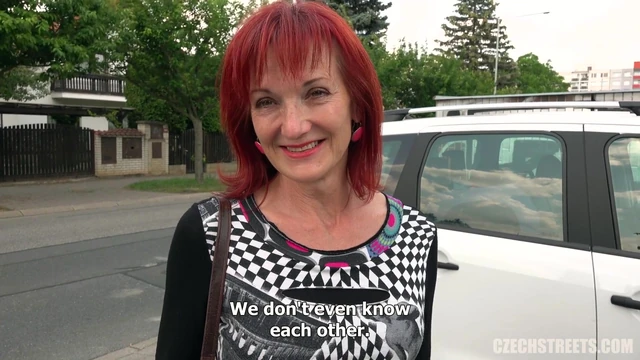 Czech Streets – Mrs Irena Loves Money & Cocks