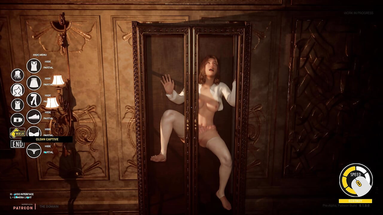 She locked herself in a phone booth with a monster so he could impregnate her