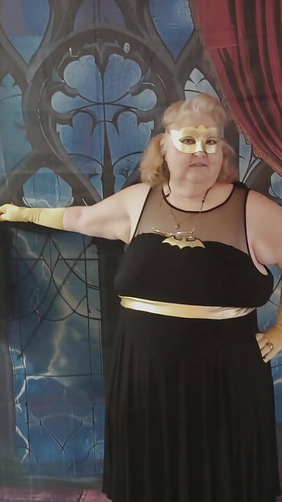 My BF and I All Dresses up as Bat Man and Bat Girl