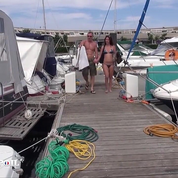 Boat Day for a Swinger Couple with a Man Banging a Young Stunning Blonde While His Wife Is Watching