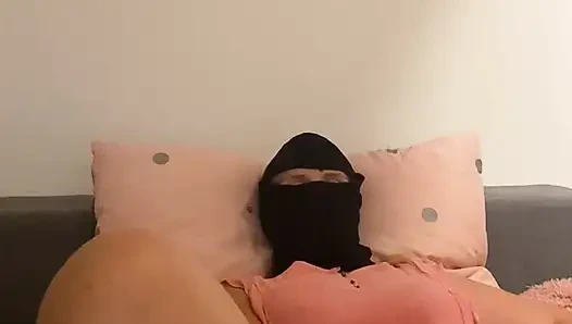 ANNA make myself on Bed with pussy