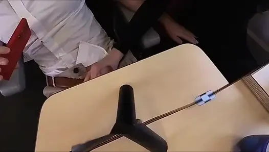 Trende adrenalin. Tuvalette yakalandı