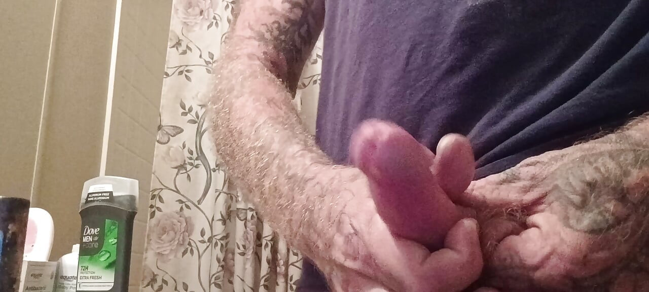 Daddy edging and releasing hot cum load