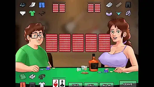 Kisah musim panas: main poker striptis bareng tante seksi ep 170