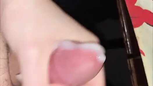Beyaz amatör yakın çekim boşalma ve orgazm