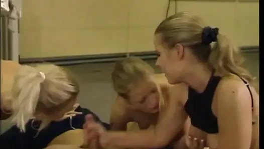 Orgy with Many Beautiful Teens Girls Fucking and Sucking Big Cocks