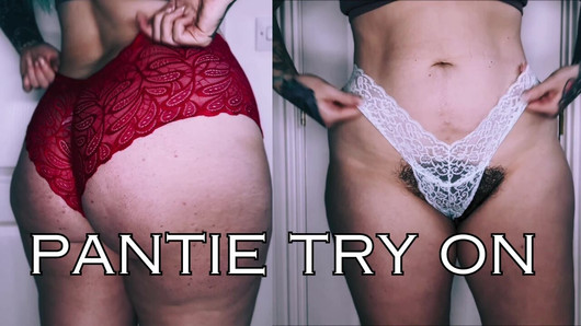 ElizabethHunny Temu Pantie Try On