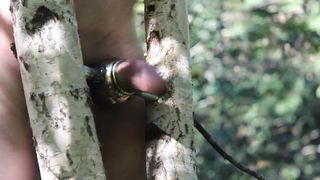 Buena masturbación en bosque 3