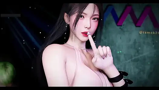 Sanal parlama: büyük memeli baştan çıkarıcı- 3 boyutlu animasyon hentai