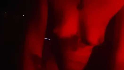 Sucking, Fucking, Squirting skinny Milf in Camper