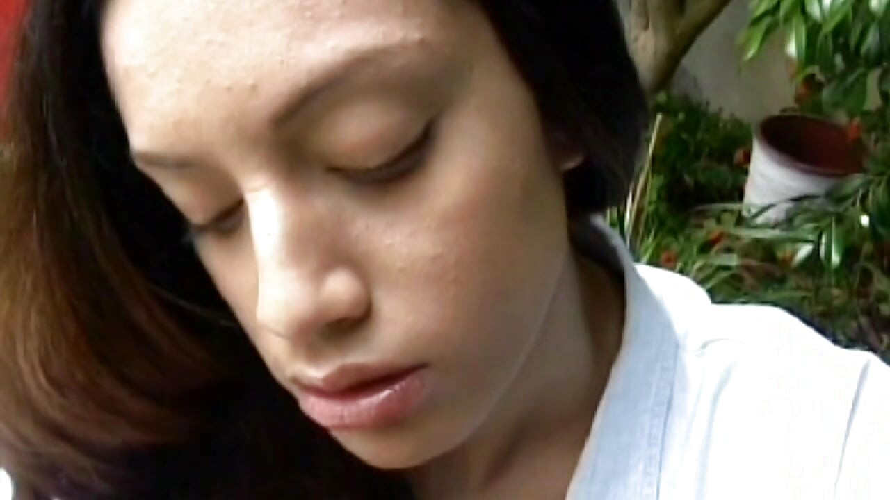 Brunette Babe Sucks Big Cock Outdoors to Explosive Orgasm