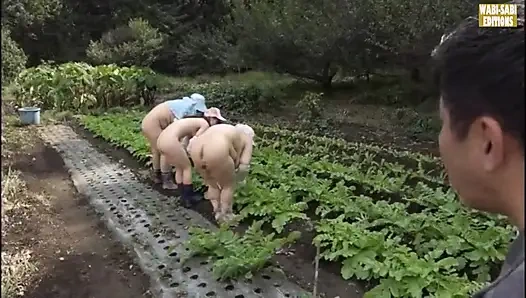 Сельский побег, где свободные духом зрелые женщины обнимают свободу взрослых под открытым небом - сцена.3