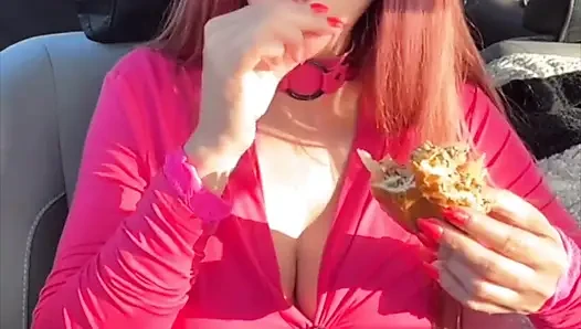 Watch Me Eating My Favorite Fast Food in the Car