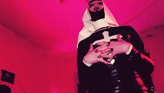 Mistress Eva Latex nun fetish goddess dominatrix milf bdsm femdom solo hot