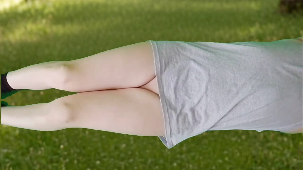 888 White Pretty Femboy on Green Grass Booty Soft Body Delicious and Young