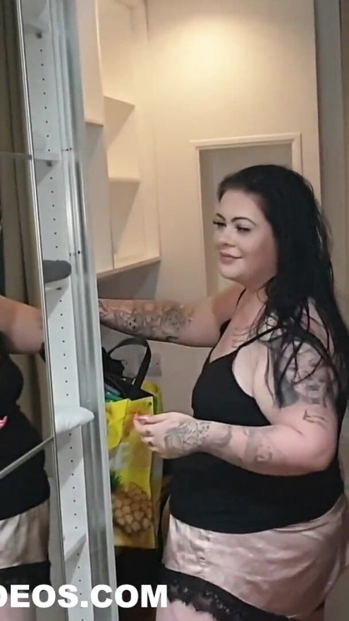 BBW Anastasia - TODAY I WILL BE A SLUT ! 2 COCKS IN MY PUSSY | Clip 1