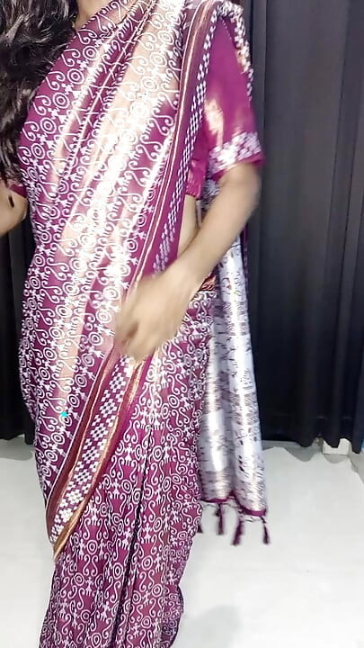 my sexy hot saree and bra panty