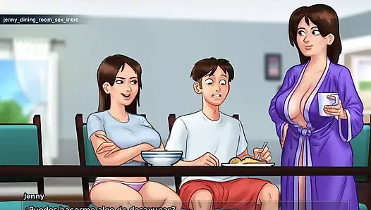 Ibu kos mesum mengikat penyewa tanpa dia bisa melarikan diri di tempat tidur dan menidurinya sampai bolanya kering - kisah musim panas