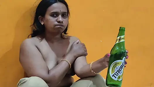 Desi Indian Marathi Kavita and Tatya enjoying fuck from bedroom to jungle outdoor