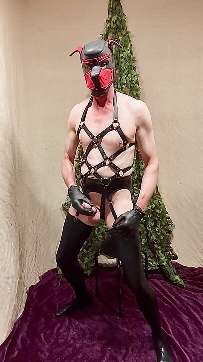 Mature Man Has Big Erection And Tight Balls