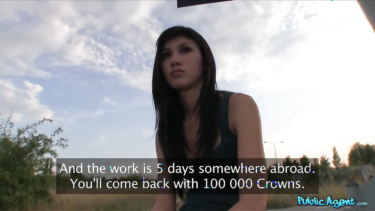 Public Agent - Seductive Brunette Mona Qinu Is Lured off Course for Outdoor Public Sex & a Parking Lot Blowjob
