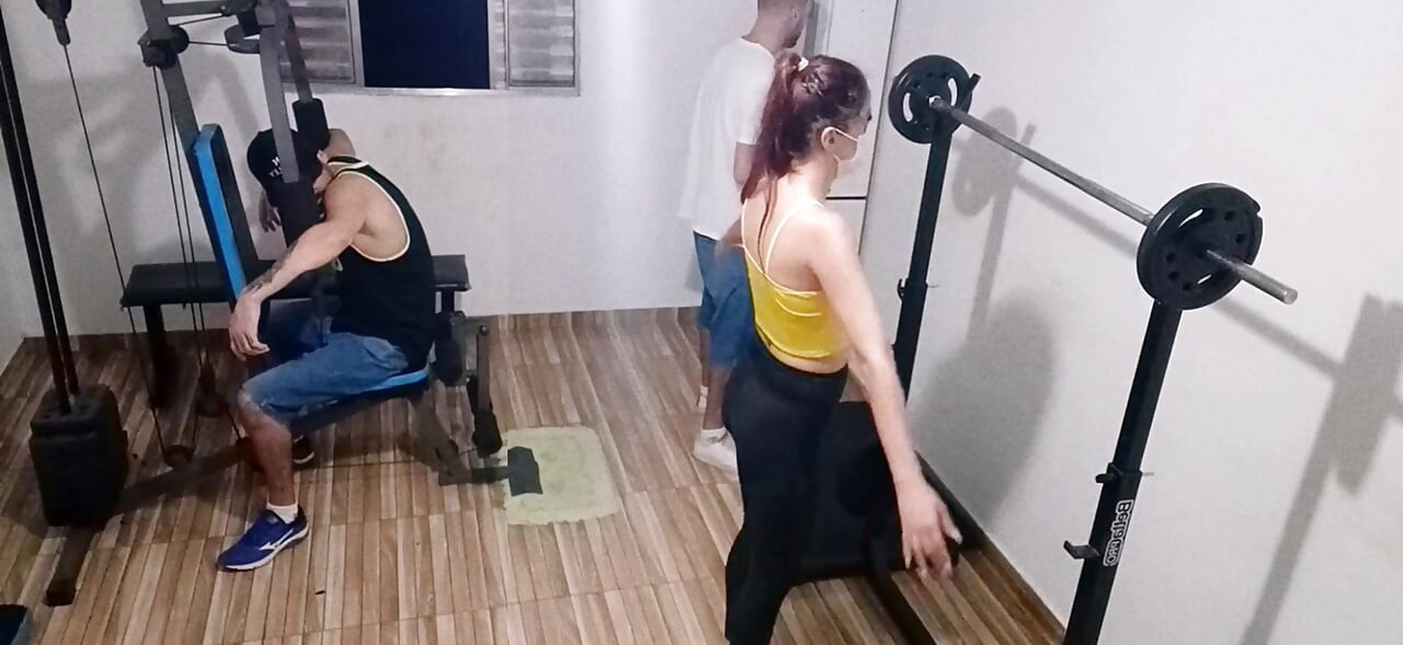 Wife cheating on her husband at the gym behind his back!