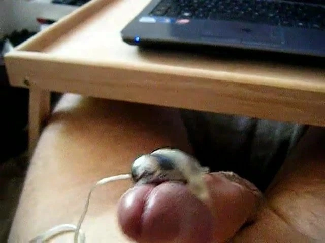Explosive Cum Shot with help from little vibrator