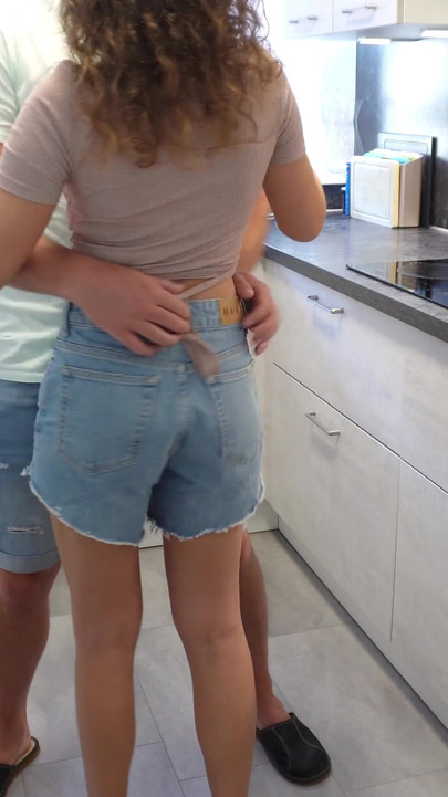 Must-see moment from "I SEDUCED and FUCKED MY STEPMOM in the Kitchen,🥵Nobody Knew SHE MADE ME CUM"