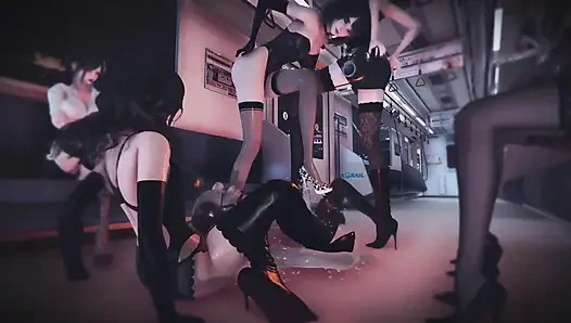 B010 Пытка яиц и члена и пытки уретры