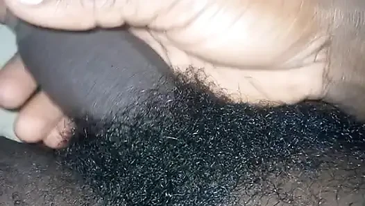 Büyük siyah yarak mastürbasyonu