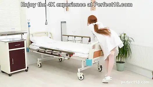Рыжая доктор Меган Мурковски нуждается в сексуальном исцелении в Perfect18