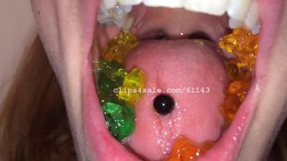 Vore Fetish - Silvia Eating Gummy Bears Video 2