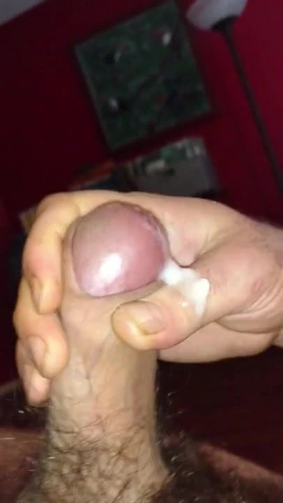 Jerking my cock in the morning