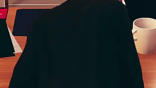 Boss Fucking Secretary After Partners Left the Office