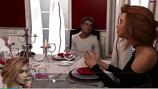 Kisah Haley #14 - momen seksi adriana dan haley di kolam renang... Johannes ngentot Adriana.